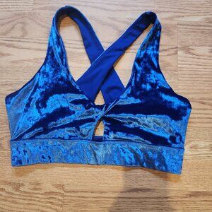 Velvet Blue Sports Bra Fabletics